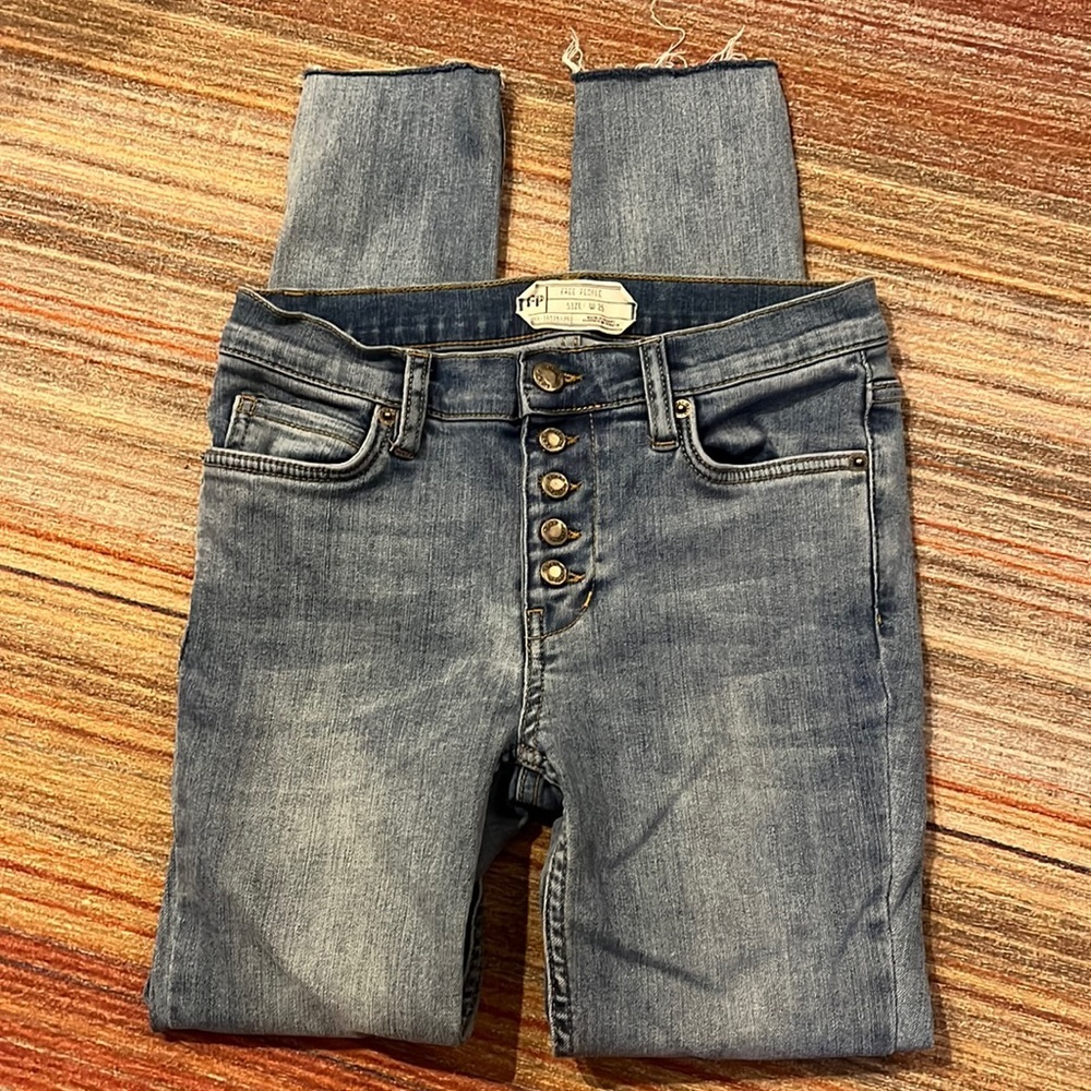 Free People Regan Skinny Jeans